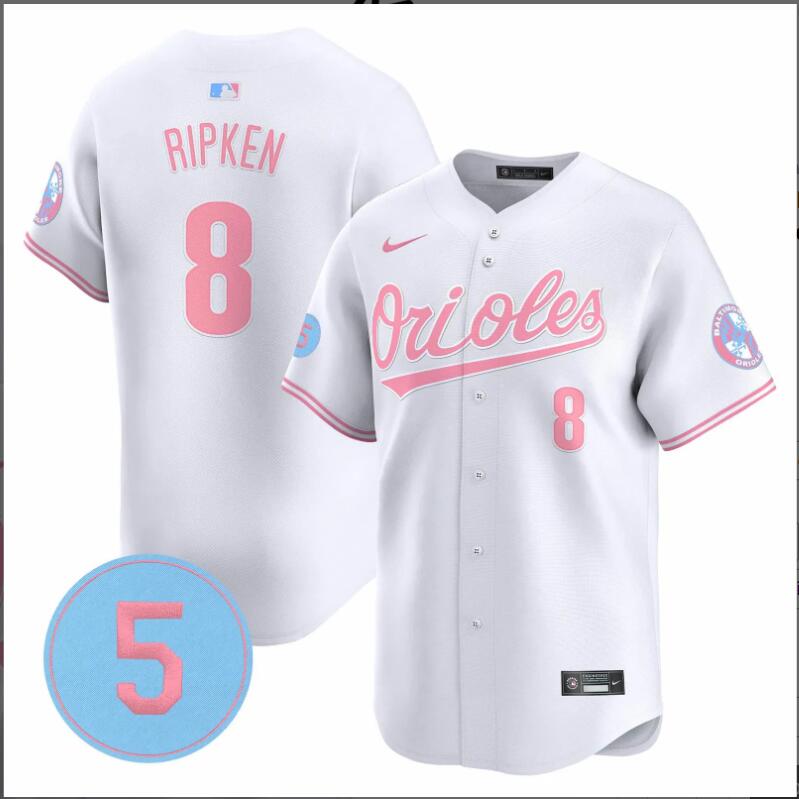 Men Baltimore Orioles #8 Ripken white 2024 Nike MLB jersey